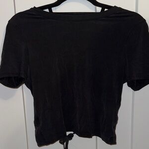 Lululemon Open Back Black Women's Top